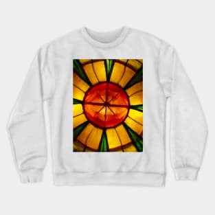 Red Yellow Green Abstract Pattern Crewneck Sweatshirt